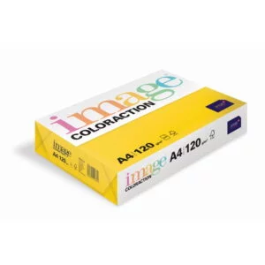 ColorAction Smooth Sevilla Dark Yellow Copy Paper 120gsm A4 250 Sheets