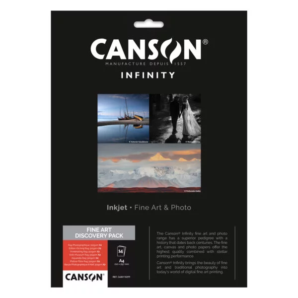 Canson Infinity Fine Art & Photo Discovery Pack A4 (14 Sheets)