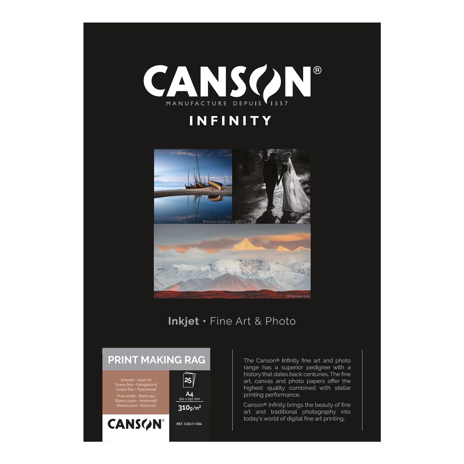 Canson Infinity PrintMaKing Rag Matte 310gsm