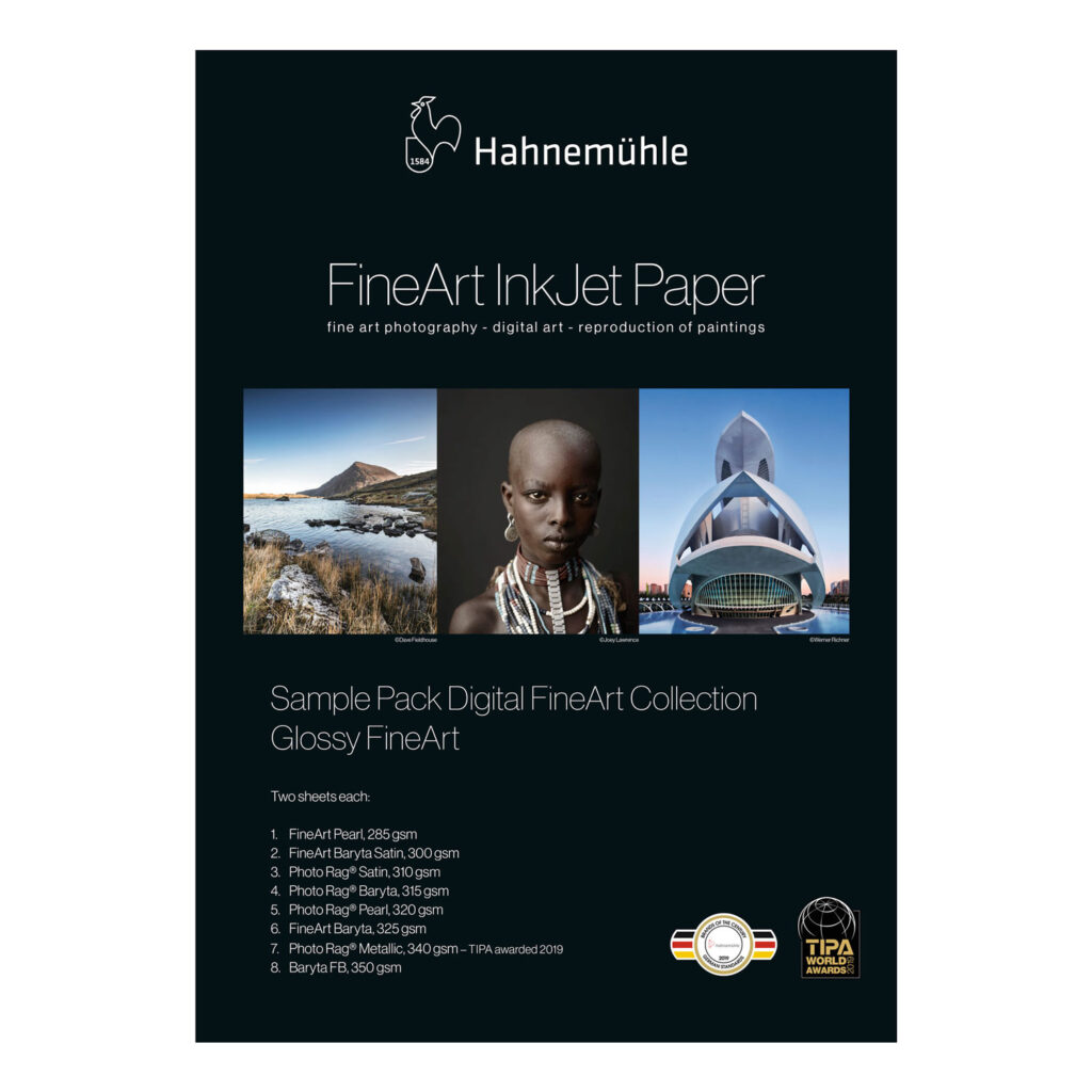 Hahnemühle Glossy FineArt Sample Pack A4 (16 Sheets)