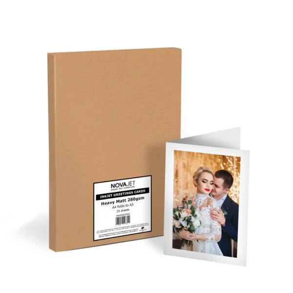 NovaJet Heavy Matt 280gsm Greetings Card