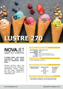 NovaJet Lustre 270 swatch