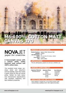 NovaJet M6 Cotton Matt Canvas 270 swatch