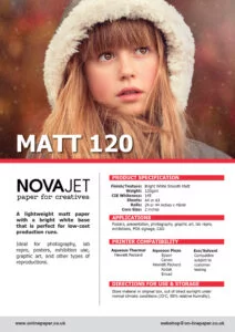 NovaJet Matt 120 swatch