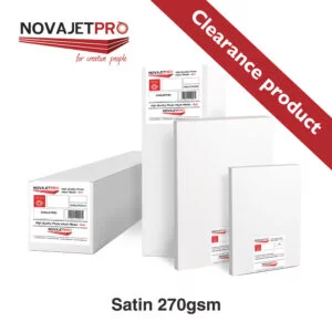 NovajetPro Satin 270gsm clearance