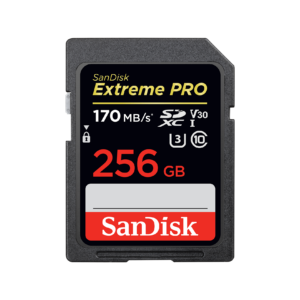 SanDisk Extreme PRO SDXC SD Card 170MB/s 256GB